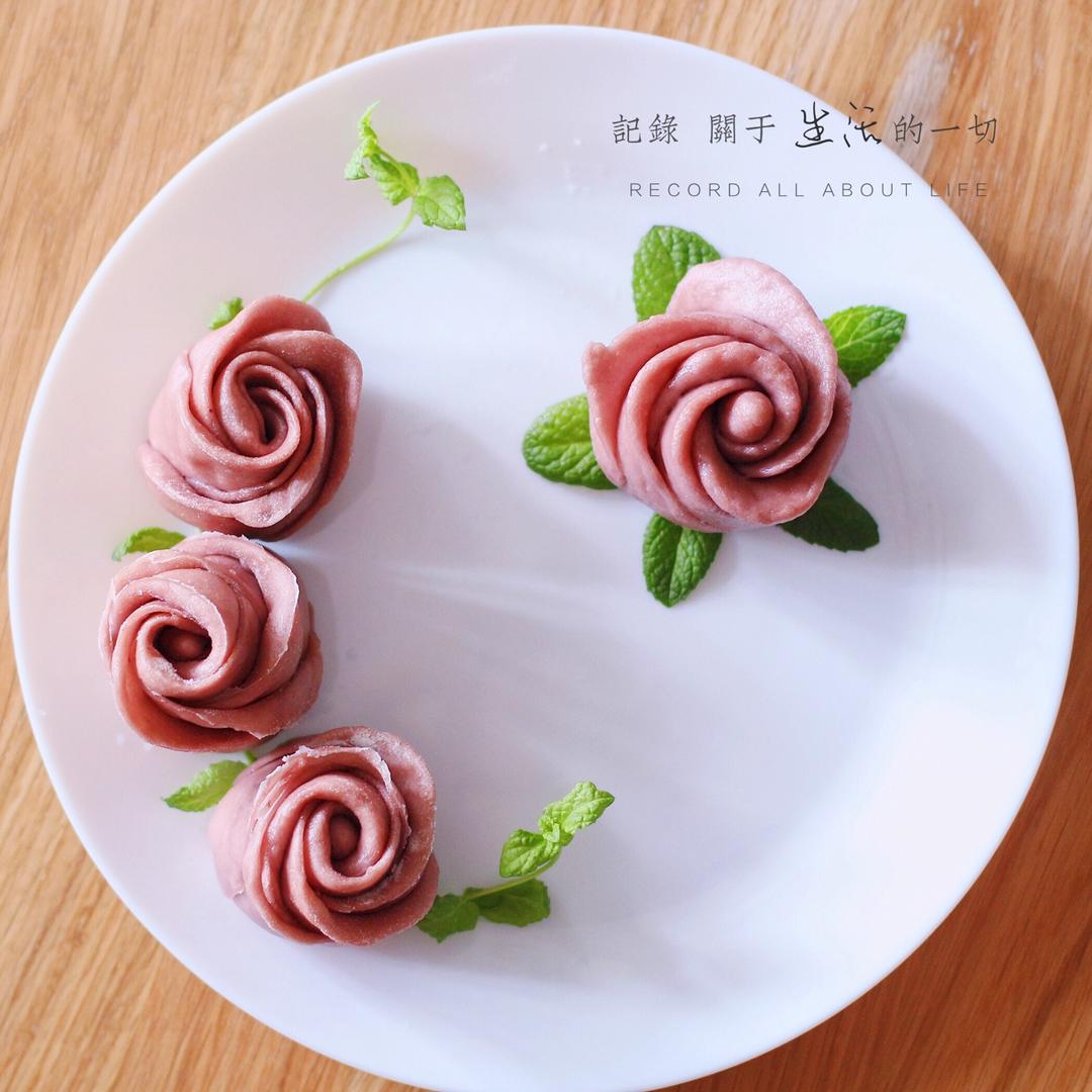 玫瑰花馒头