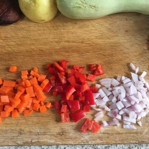 （减脂减重餐）番茄土豆蔬菜浓汤的做法 步骤2