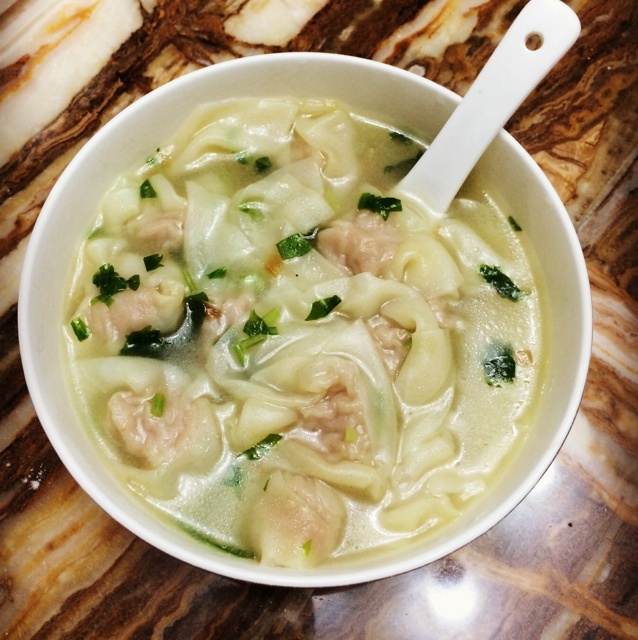 waiting做的福建海鲜馄饨