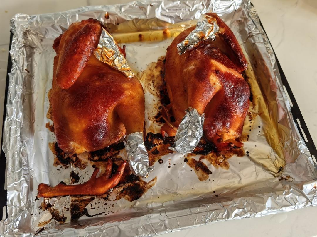 简单粗暴:烤箱版烤鸡