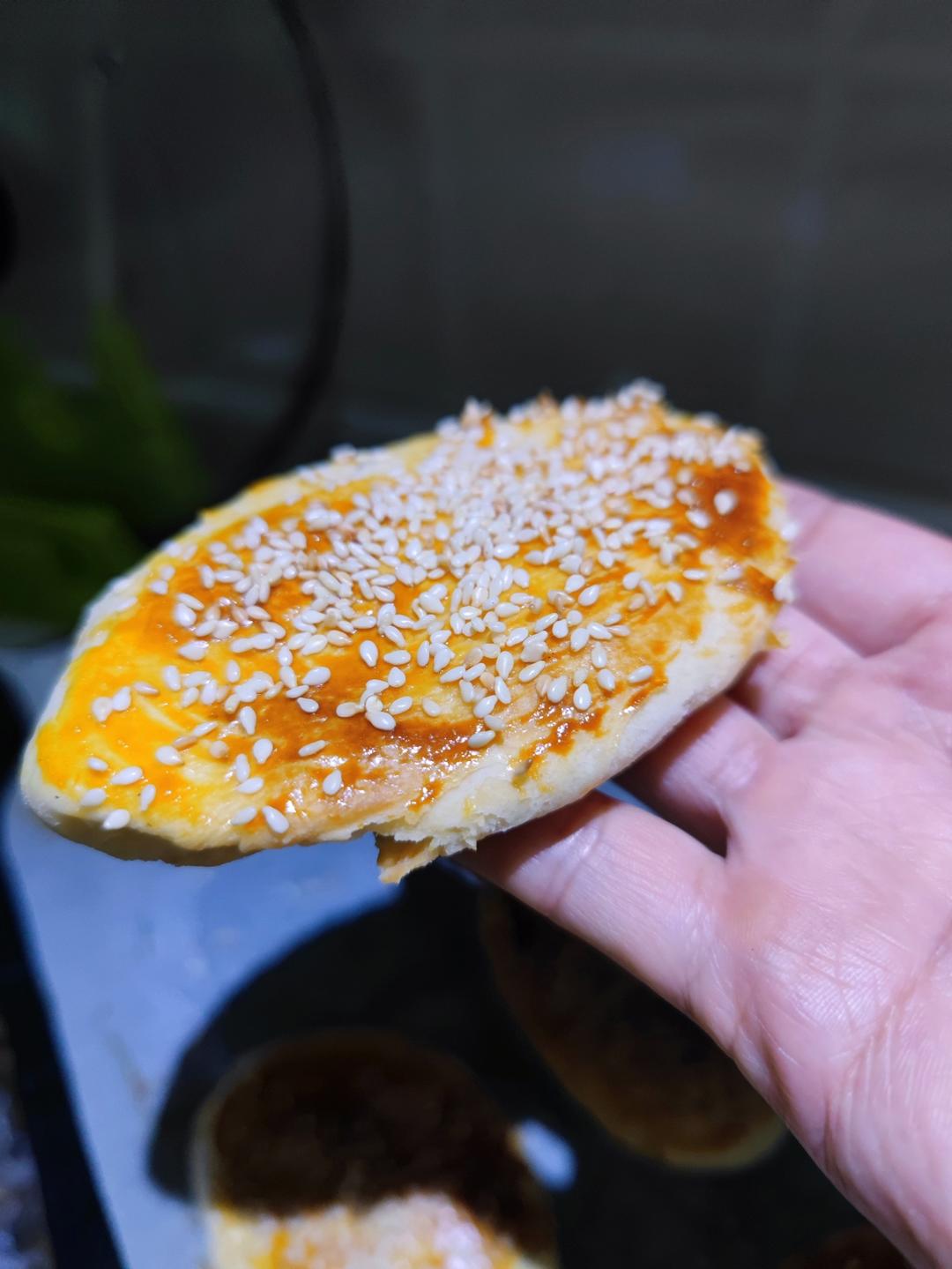 芝麻椒盐牛舌饼（北京小吃）