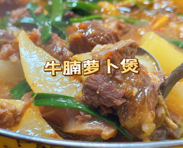 牛腩萝卜煲 牛腩萝卜煲