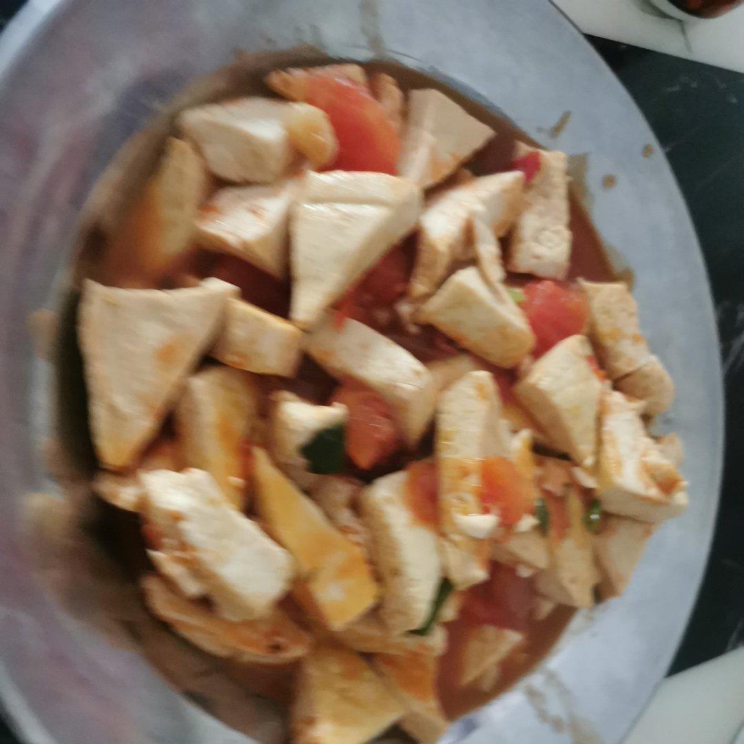 西红柿烧豆腐