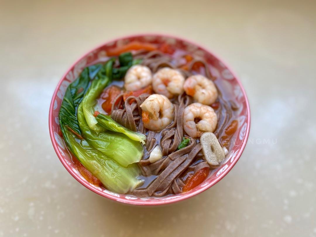 虾仁西红柿热汤面丨健康·三餐<好好吃饭8>