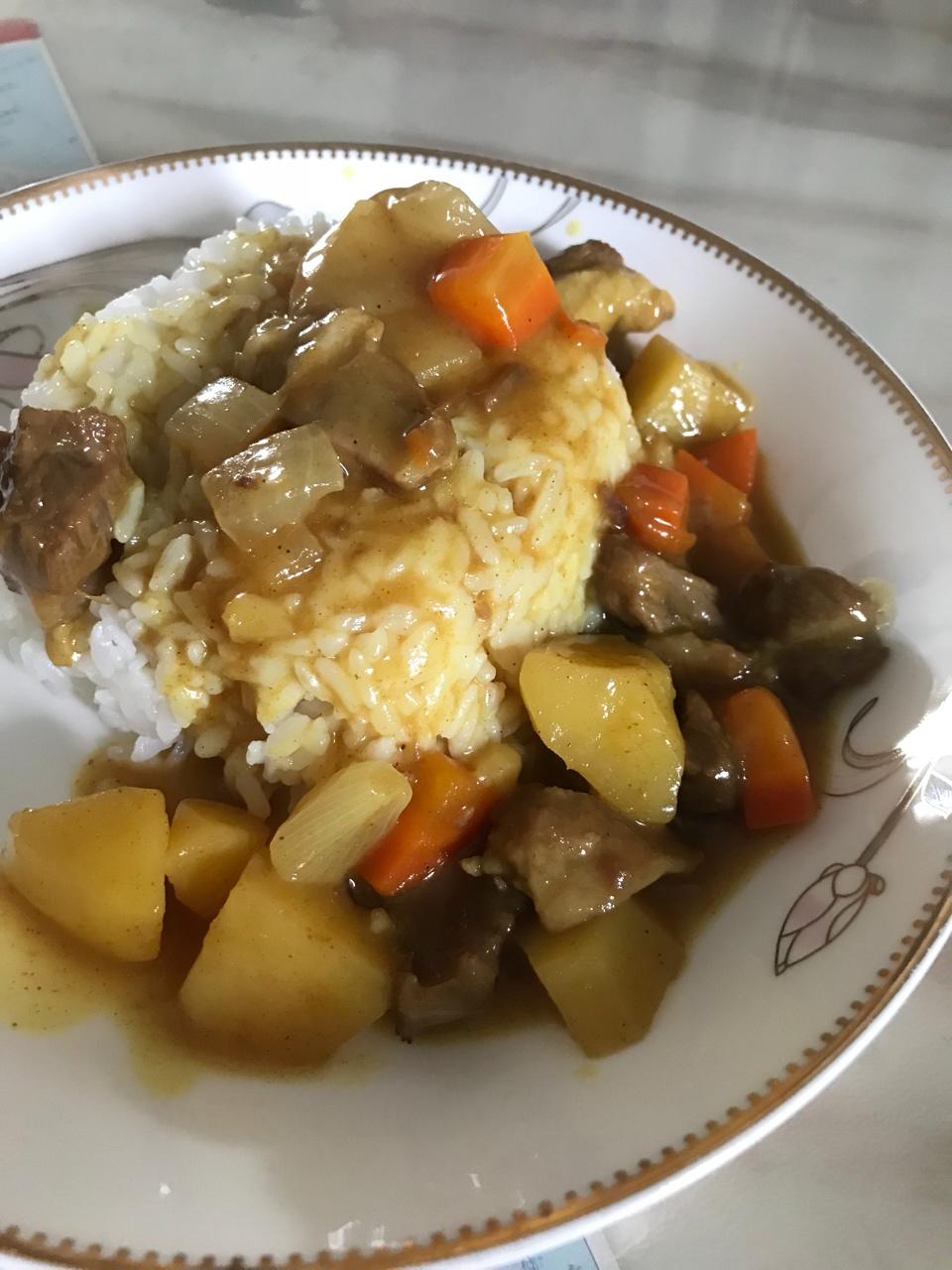 堂妈教你做咖喱牛肉饭