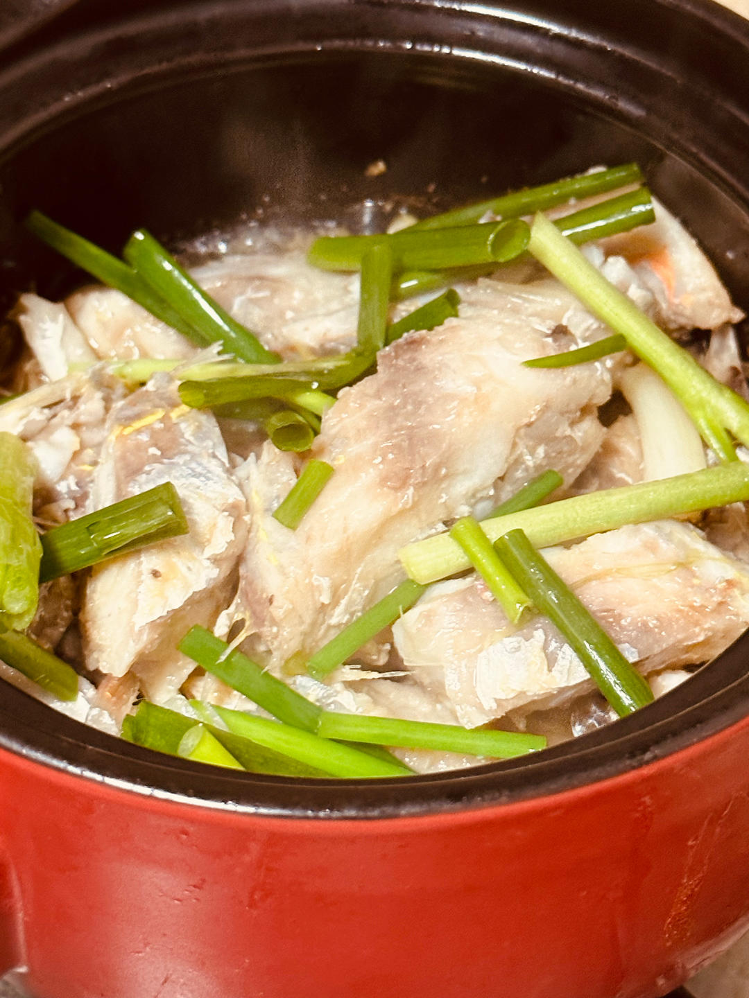 油煲咸鱼（金线鱼）