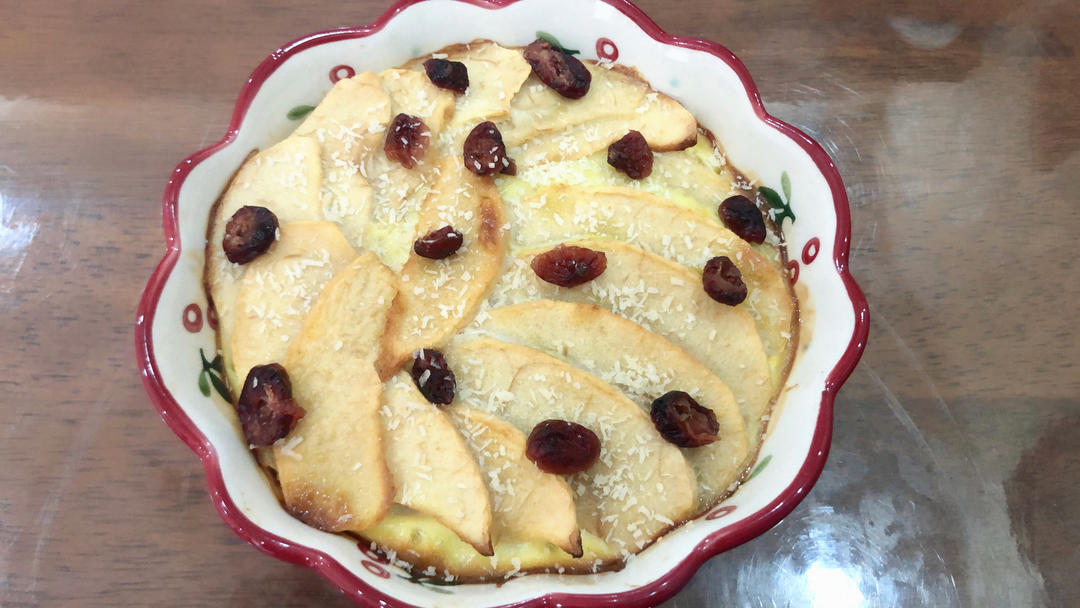 香蕉燕麦苹果派