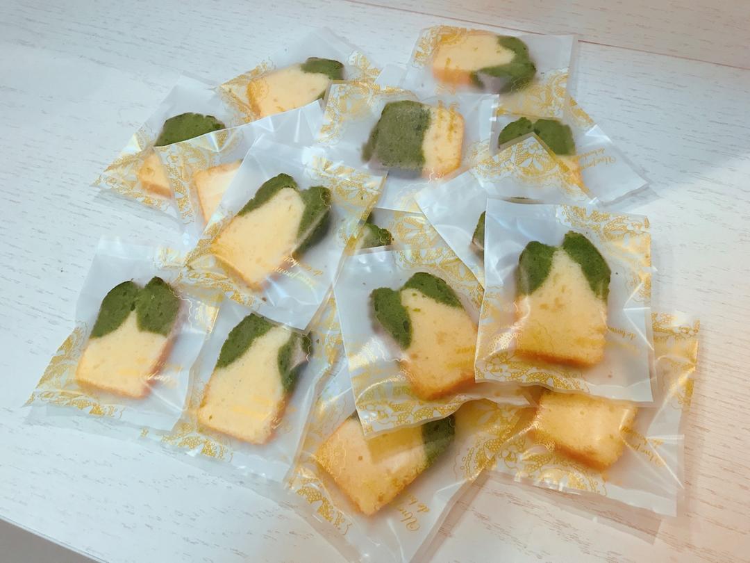 香草&抹茶双拼磅蛋糕（白菜磅）