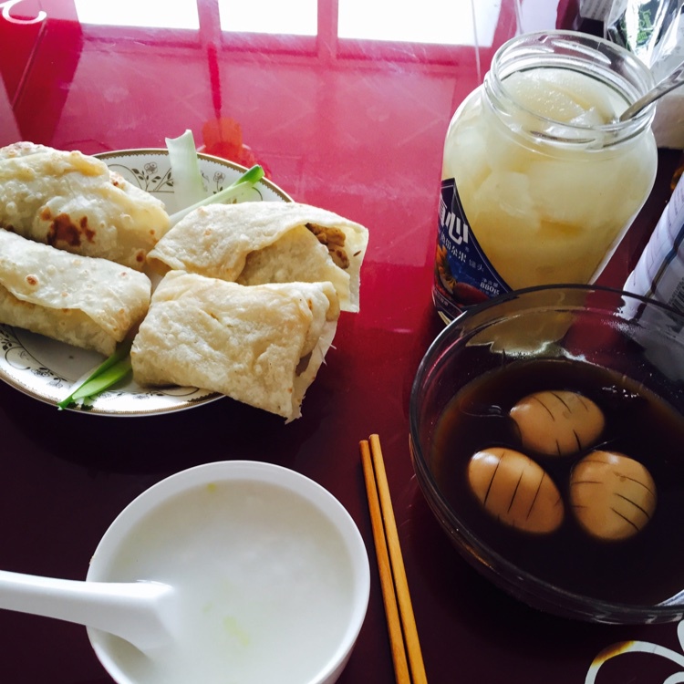 孜然肉丝卷饼