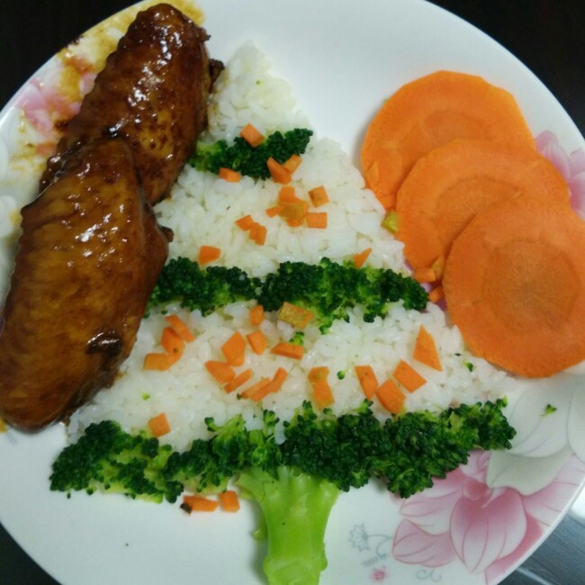 圣诞鸡翅饭