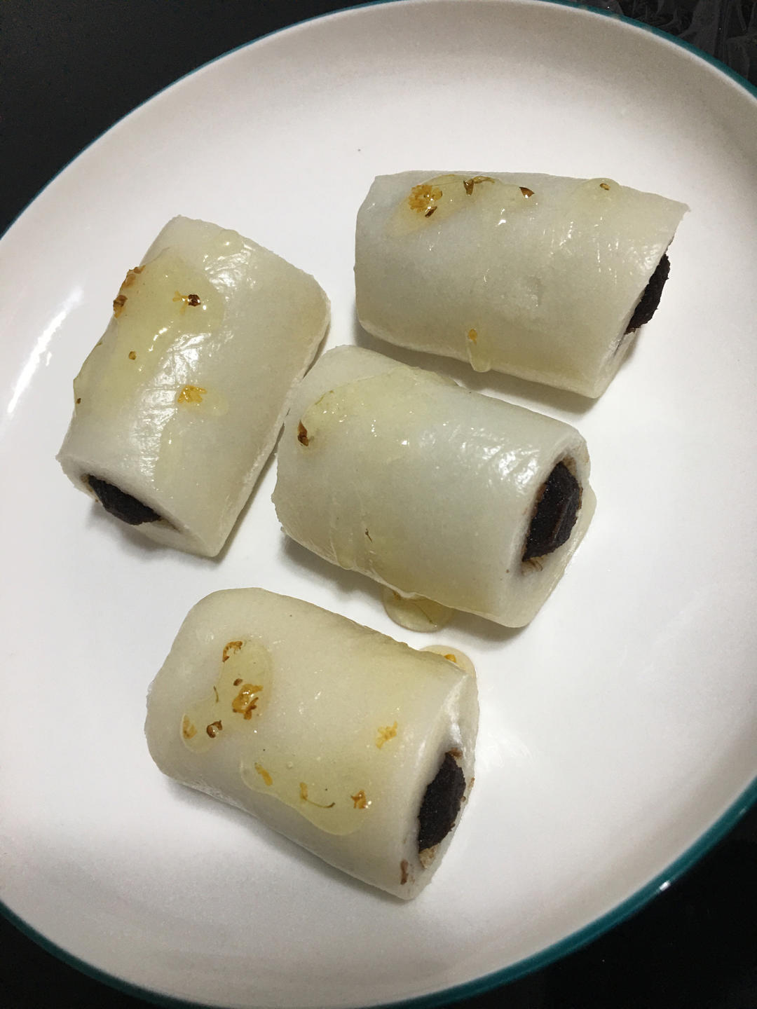 十分钟搞定超正宗的桂花条头糕，零失败！过夜不变硬，豆沙糯米卷