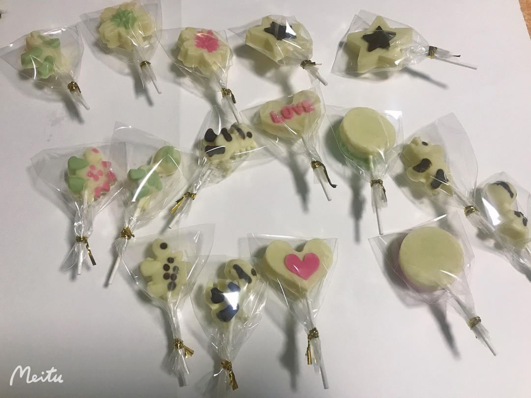 牛奶巧克力棒棒糖