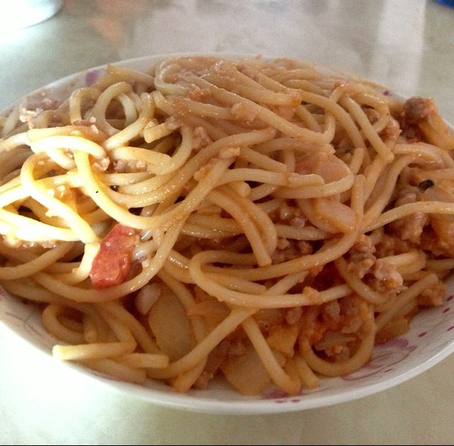 番茄肉酱意面