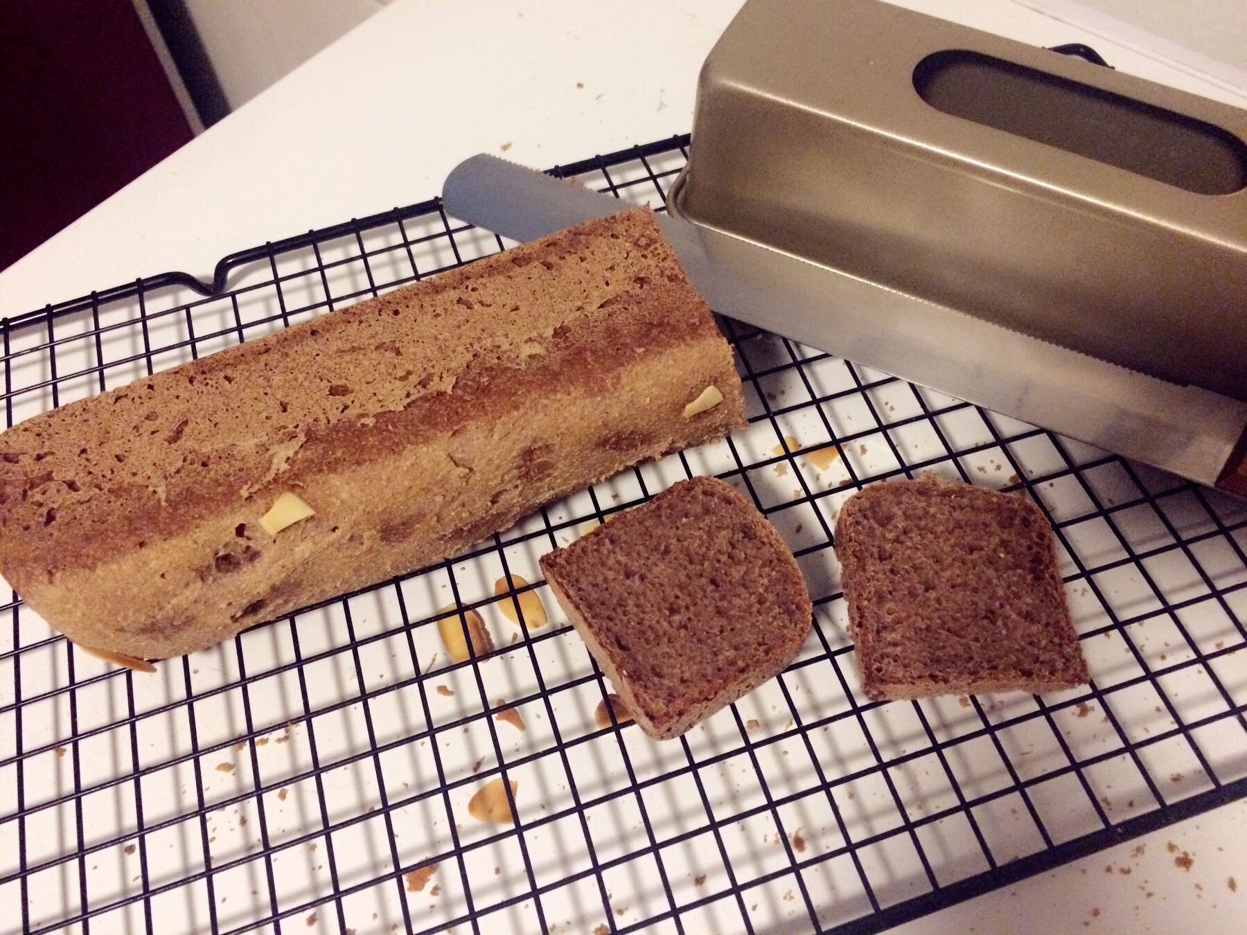 100%全黑麦面包（快捷简单的优质主食）的做法 步骤5