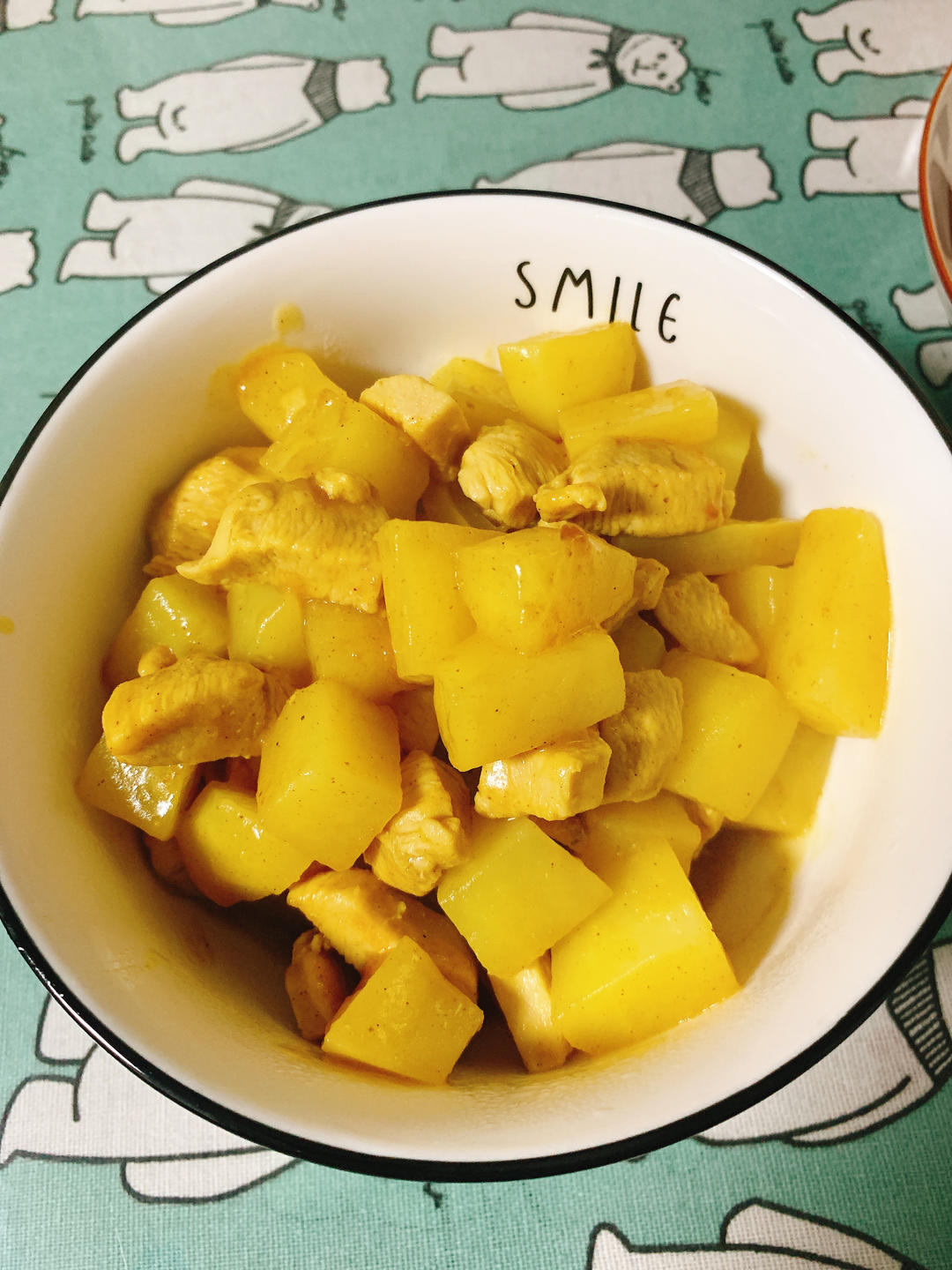 鸡肉咖喱土豆（懒人一定要收藏的菜谱😄）