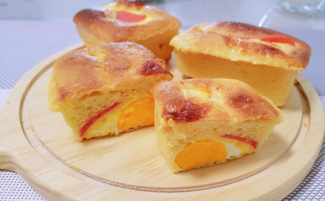 网红爆款韩式鸡蛋小面包