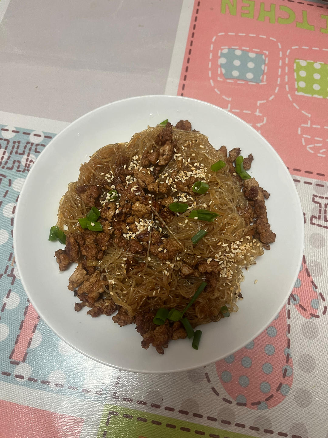 肉末粉丝煲（蚂蚁上树，干捞粉丝煲）