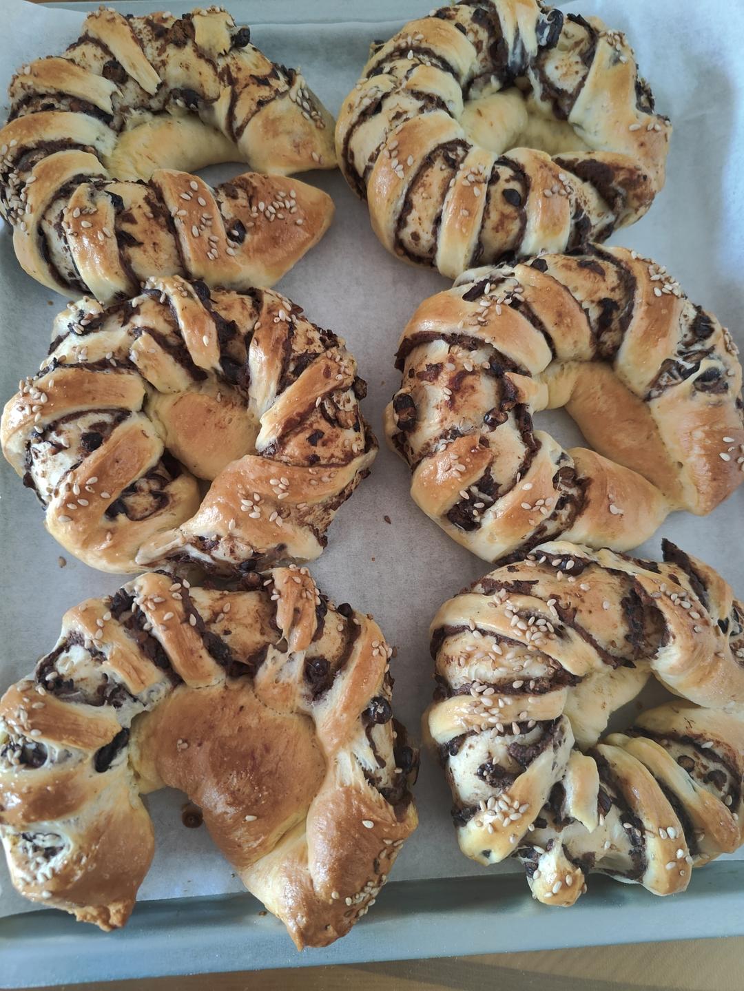 童年的记忆～豆沙面包圈烤箱版 简单易做新手必成功！