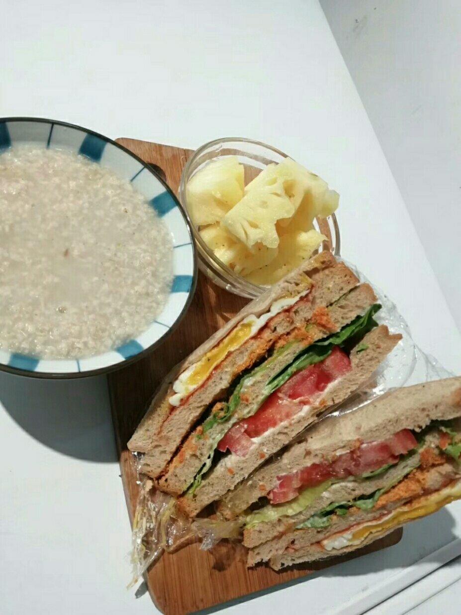 超厚超满足的沼三明治