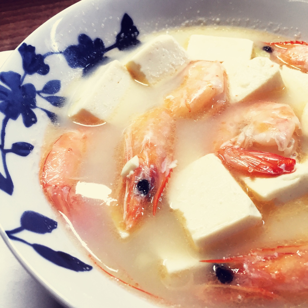 鲜虾豆腐羹