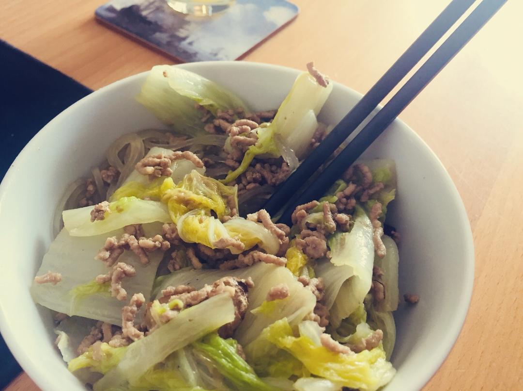 猪肉白菜炖粉条