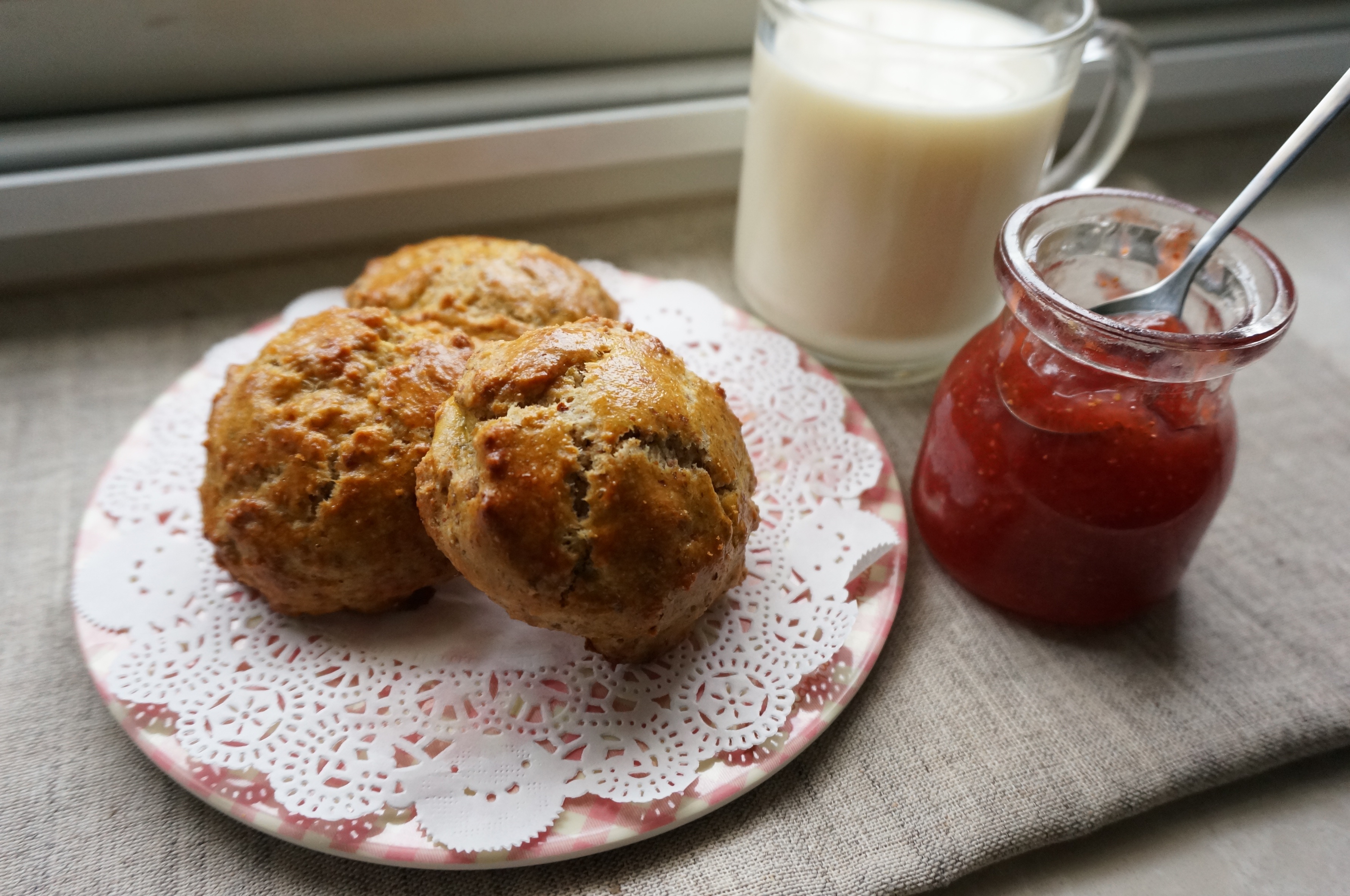 （无油低糖）清香杏仁司康