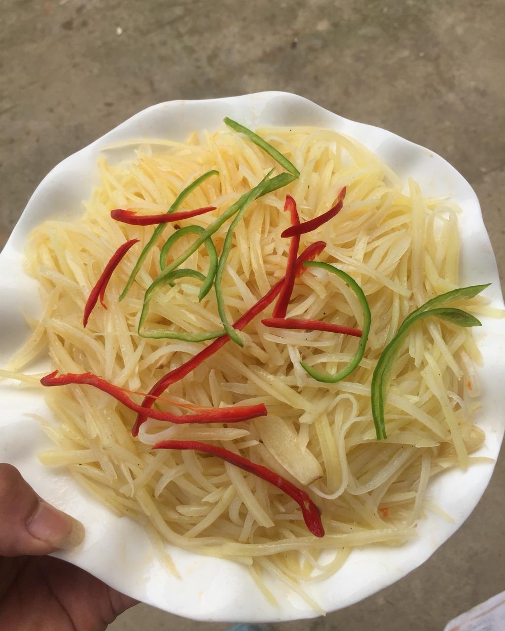 家常菜 醋溜土豆丝 手机用户6940_9ans做的醋溜土豆丝