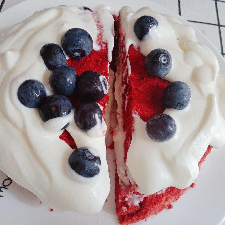 暖心红丝绒蛋糕［6寸绵软戚风版 ］