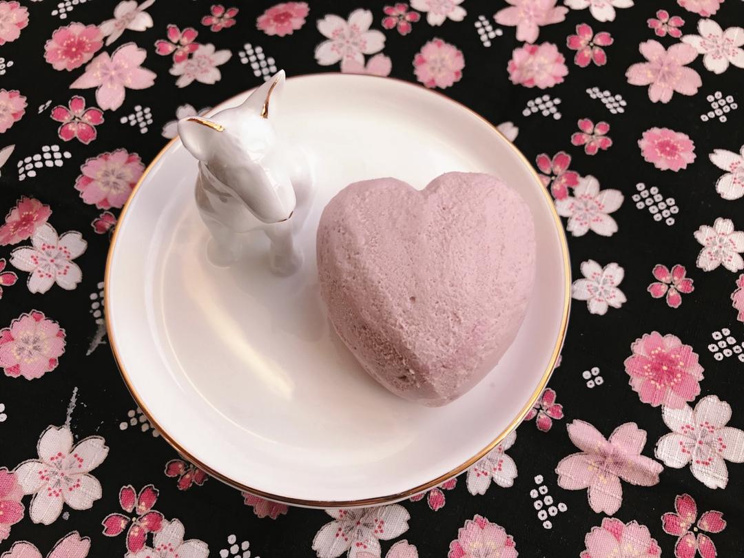 少女❤3D钻石心形覆盆子乳酪慕斯（7寸）