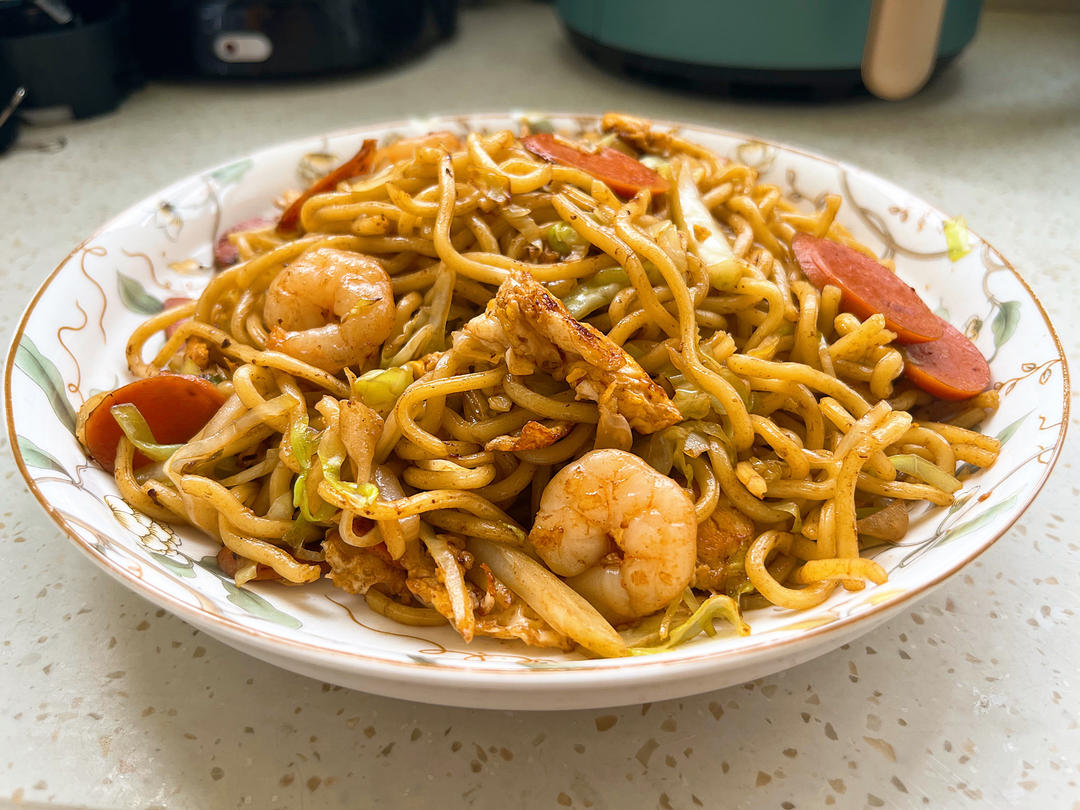 半成品的超快手日式炒面（焼きそば）