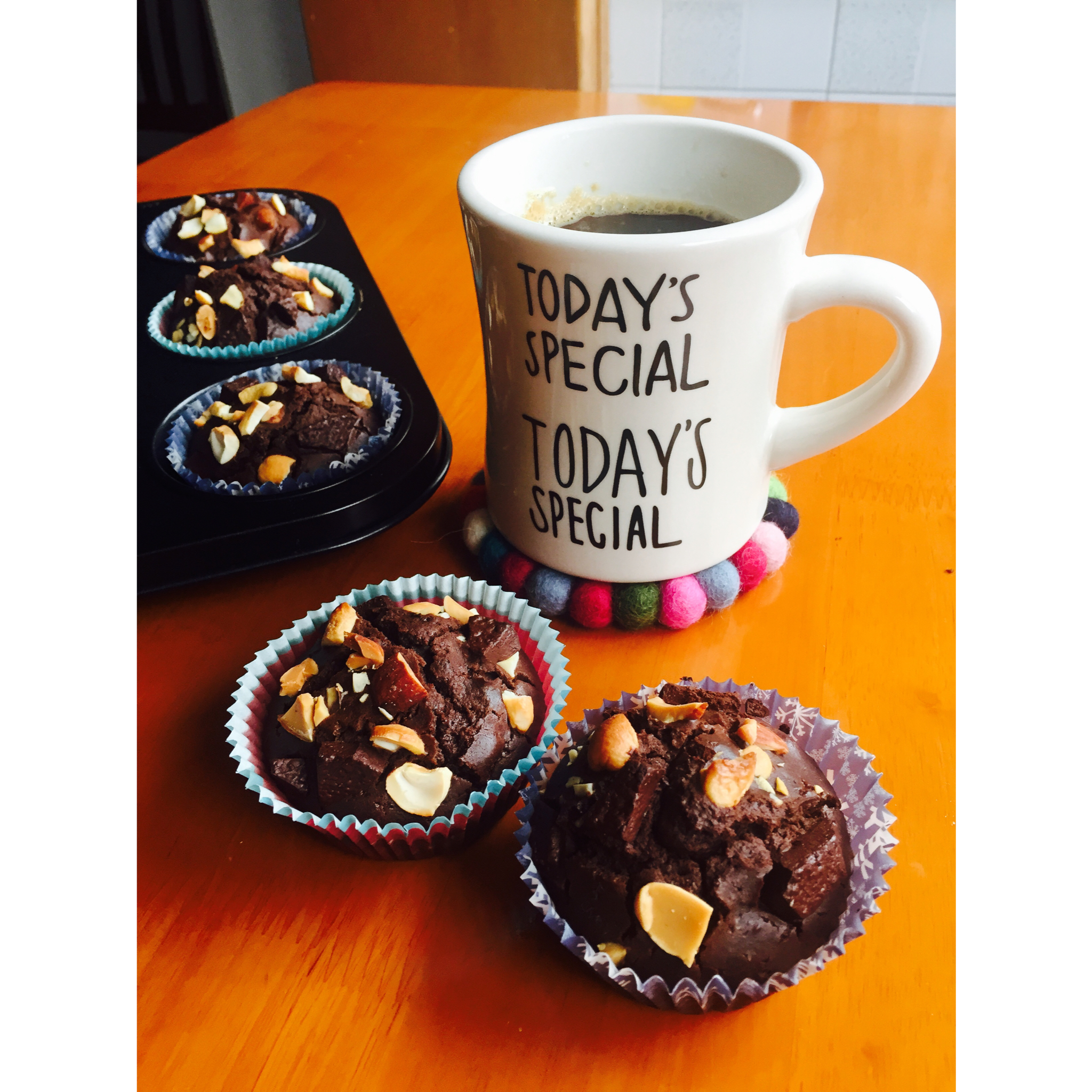 浓情巧克力摩卡马芬<Chocolate Espresso Muffins>