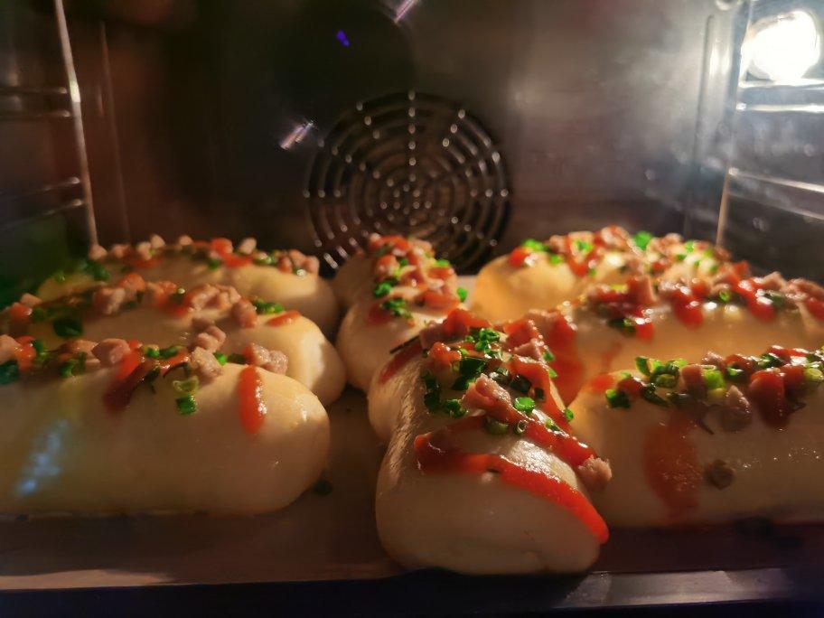 香葱火腿肉松面包