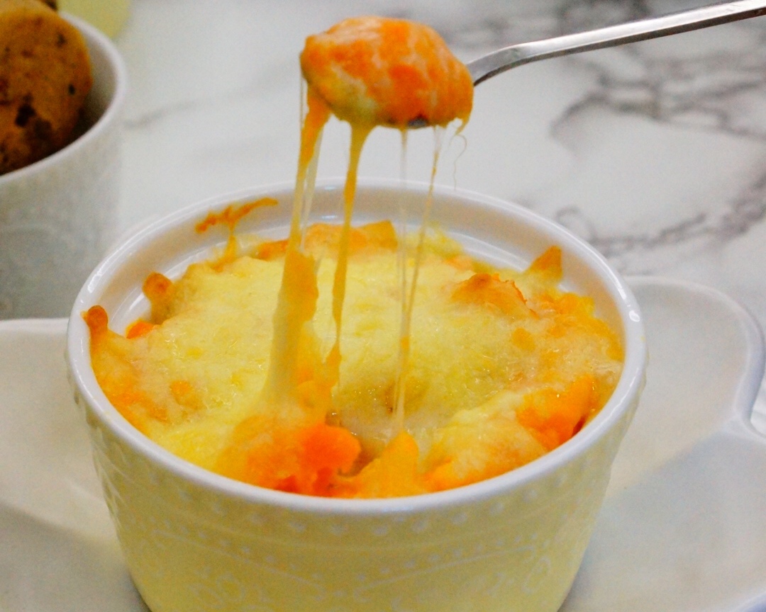奶香芝士焗番薯🍠做法超级简单的做法