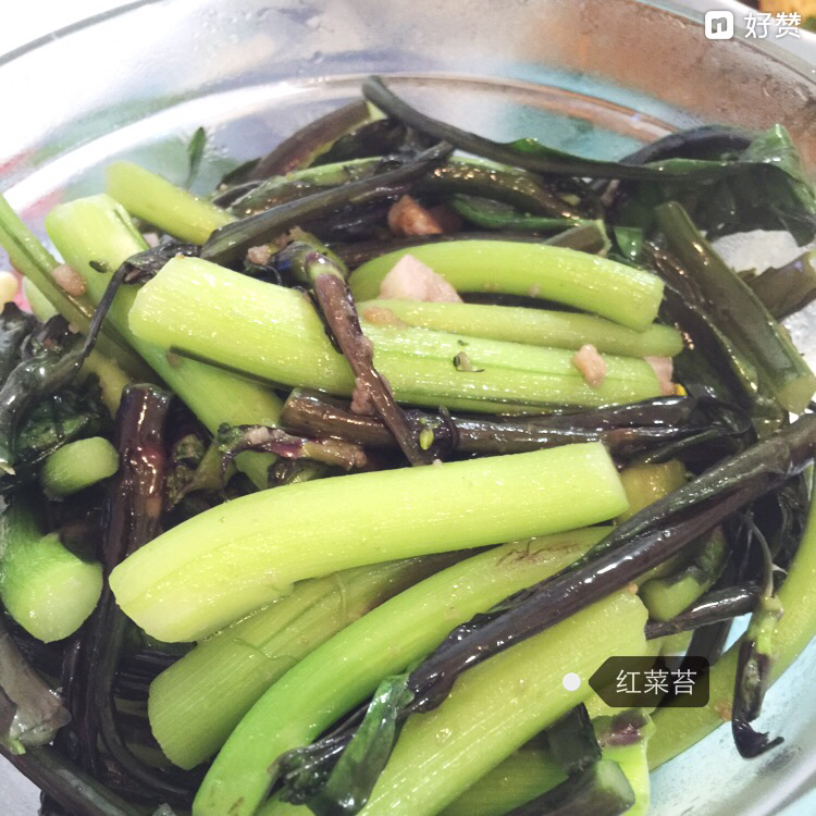 清炒紫菜心