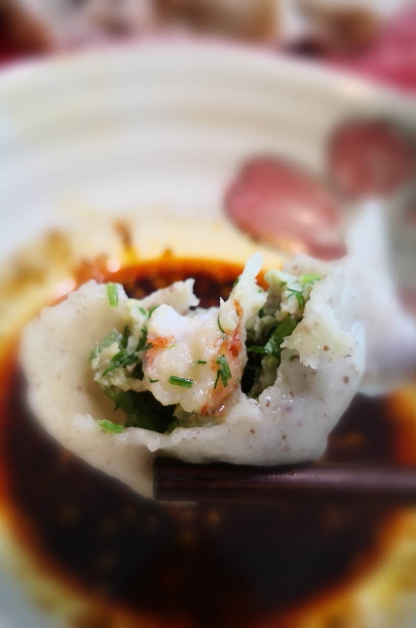 鲜嫩可口的茴香虾仁猪肉饺子的做法