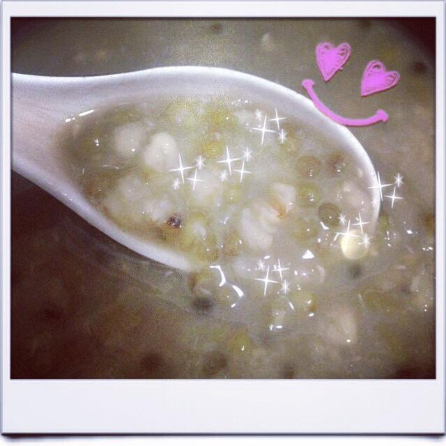 绿豆薏米西米糖水的做法