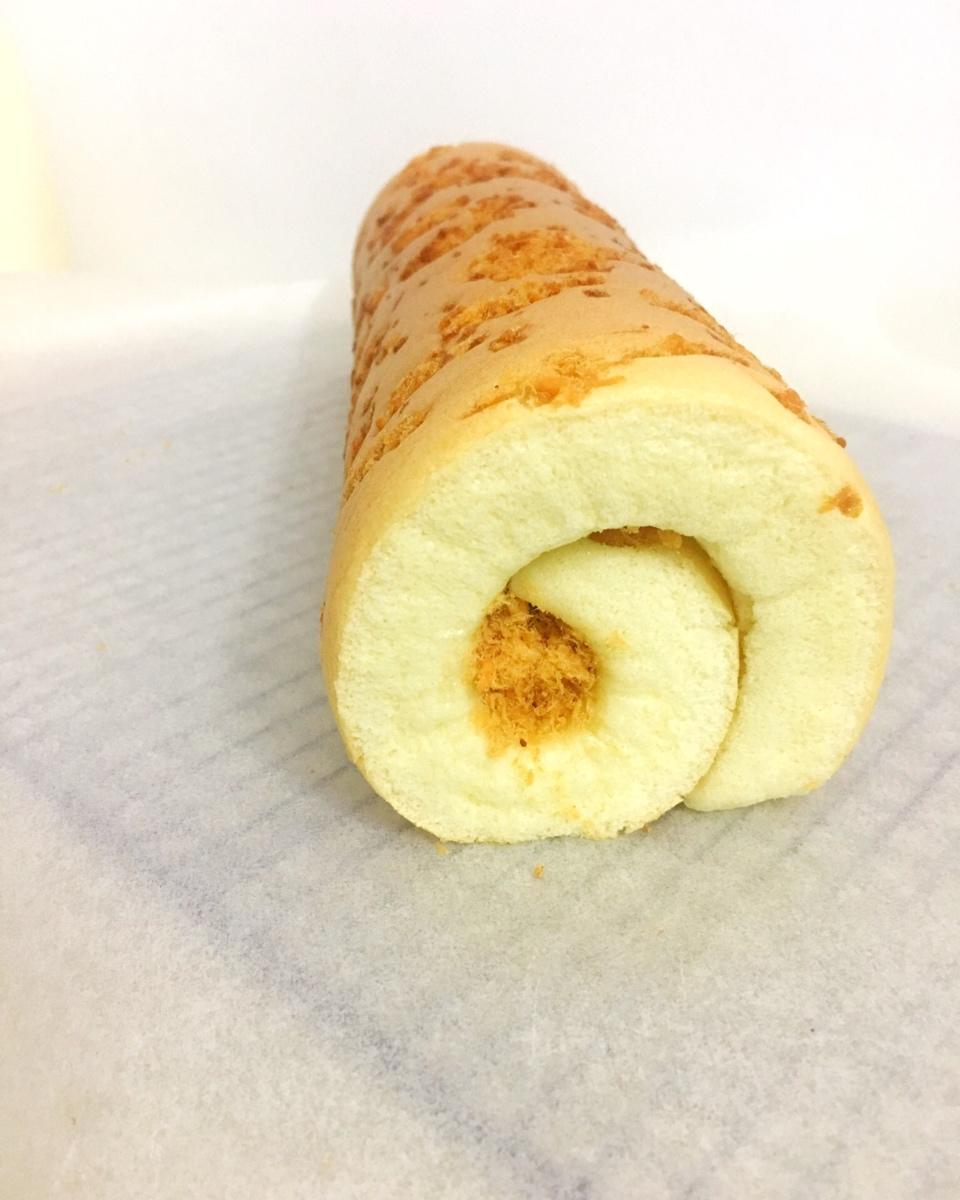 香葱肉松蛋糕卷