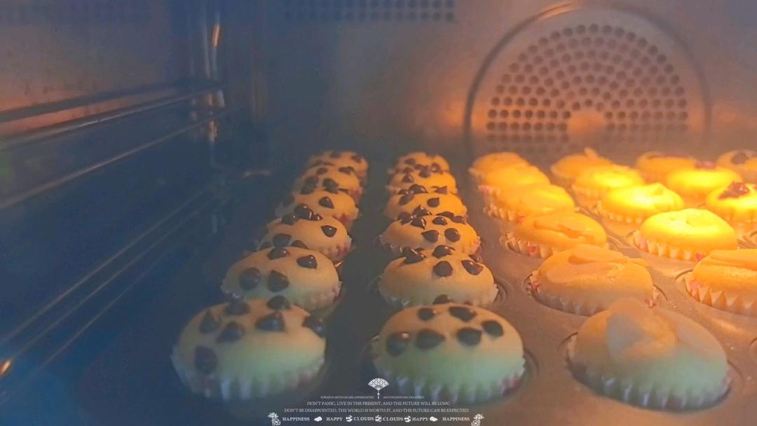 《Tinrry+》香草/抹茶/可可迷你戚风杯子小蛋糕，不用烫面也能湿润哦~