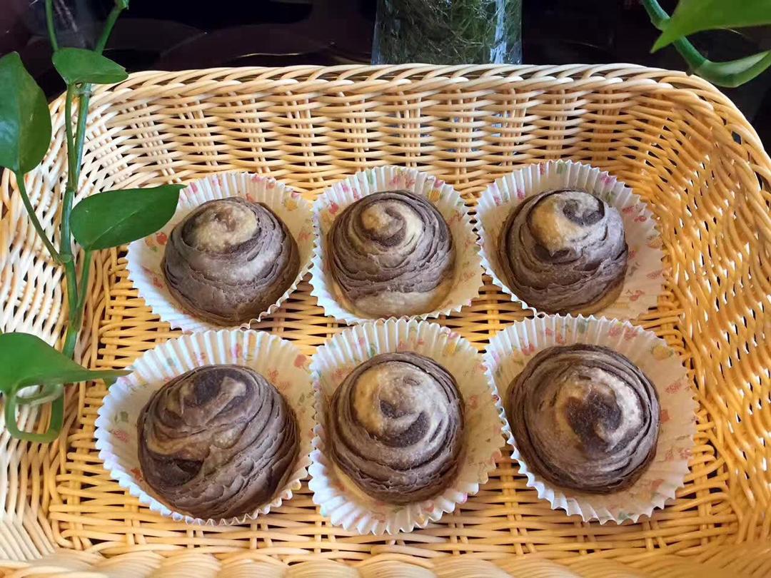 蛋黄酥~紫薯、抹茶、原味~花好月圆，中秋快乐~内附一次做六色蛋黄酥方法~