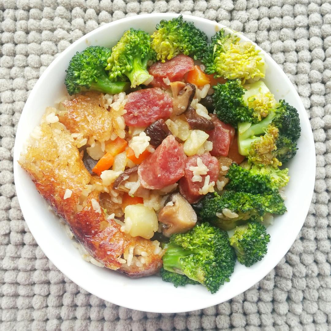 超懒电饭锅煲仔饭的做法
