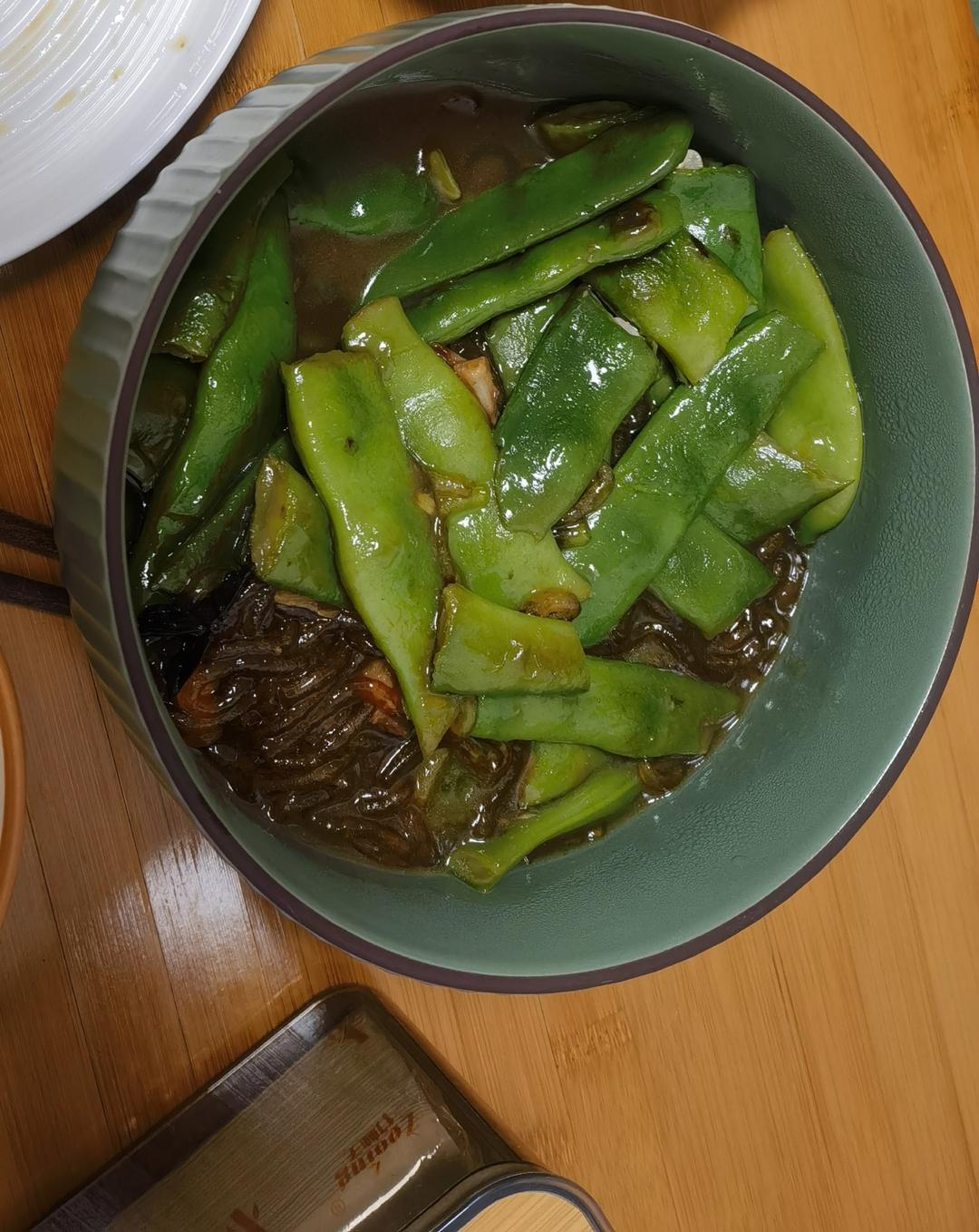 豆角炖粉条