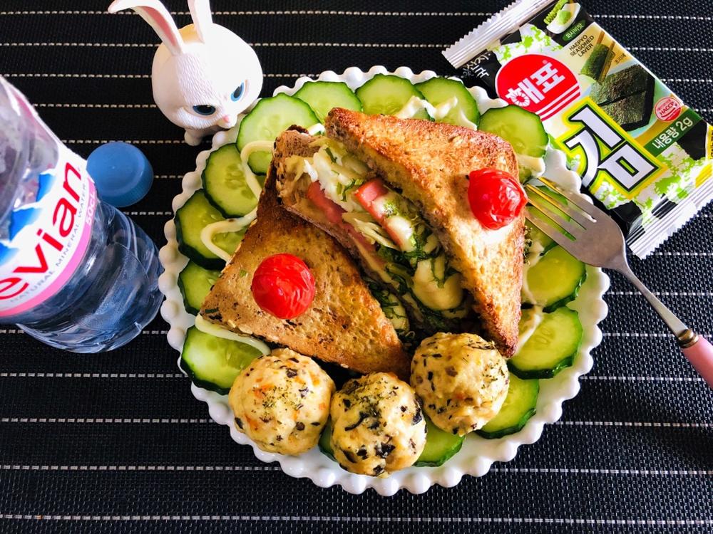 超！香蒸，有鲜鸡汁！香菇鸡胸肉丸子🍄