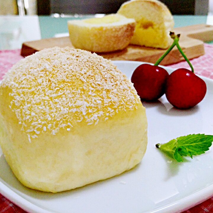 笪笪兔做的椰蓉奶酥小餐包