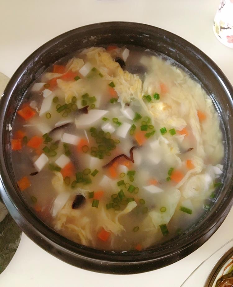 堂妈小厨—鲜蔬豆腐汤