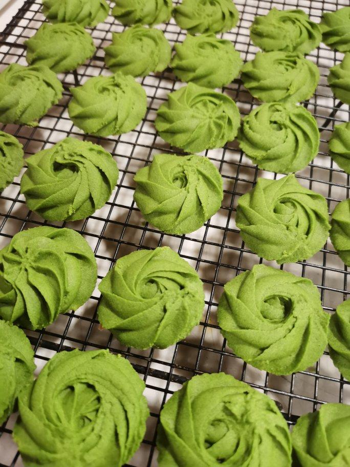 🍵抹茶曲奇，经历了翻车，才能收获成功！这批曲奇我太可以了！