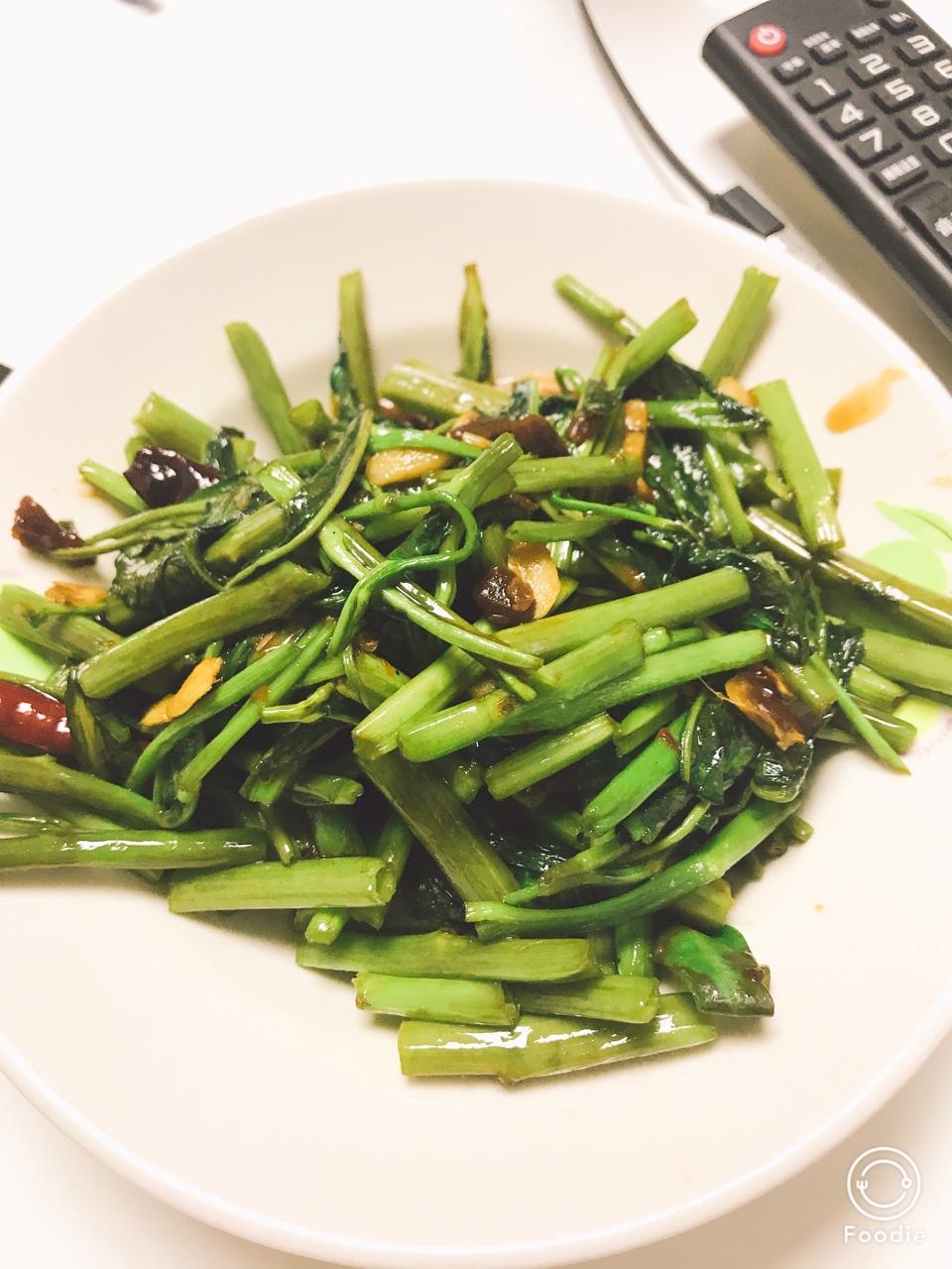 【曼食慢语】虾酱空心菜