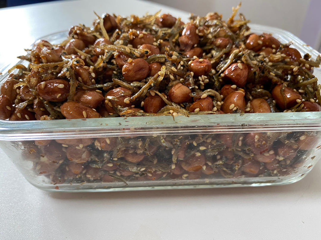 韩国小菜凉菜：花生小鱼