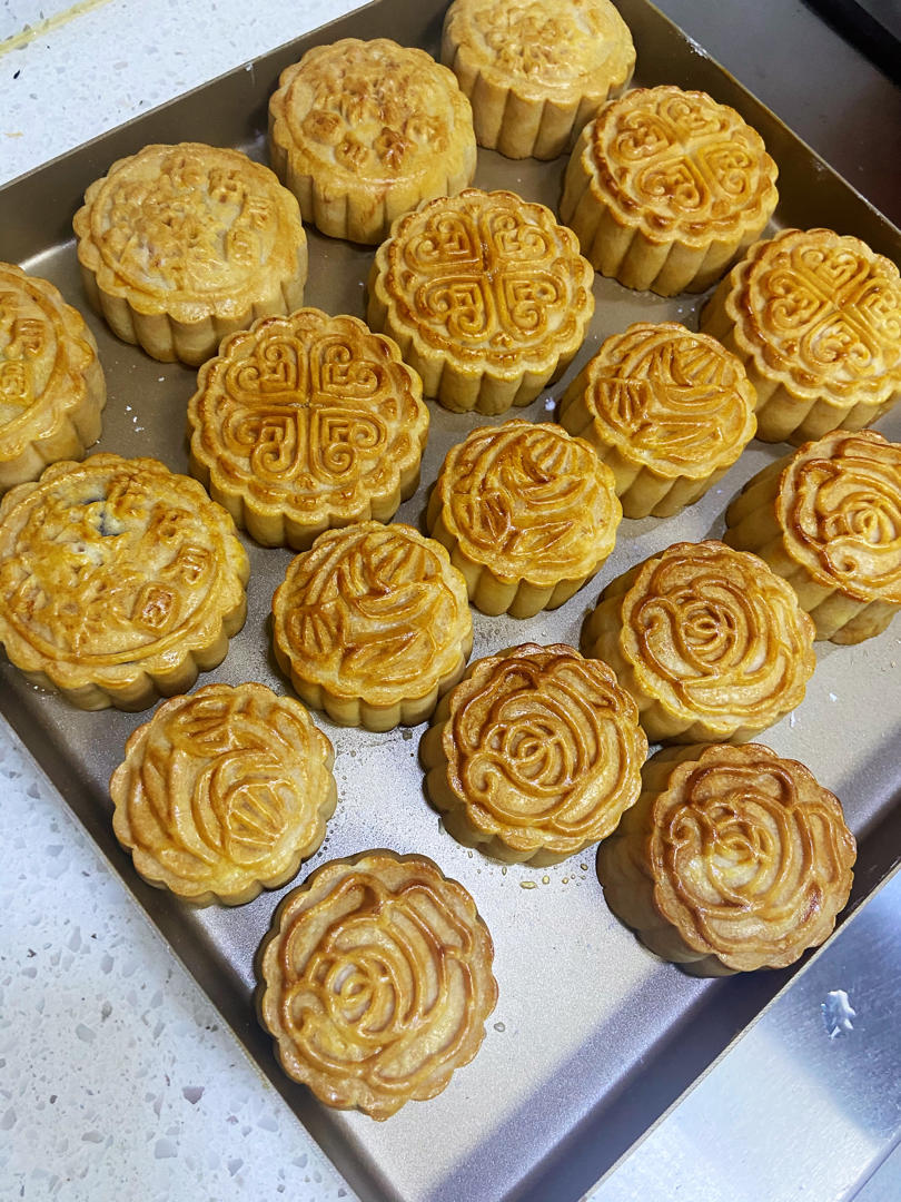 金沙肉松月饼馅