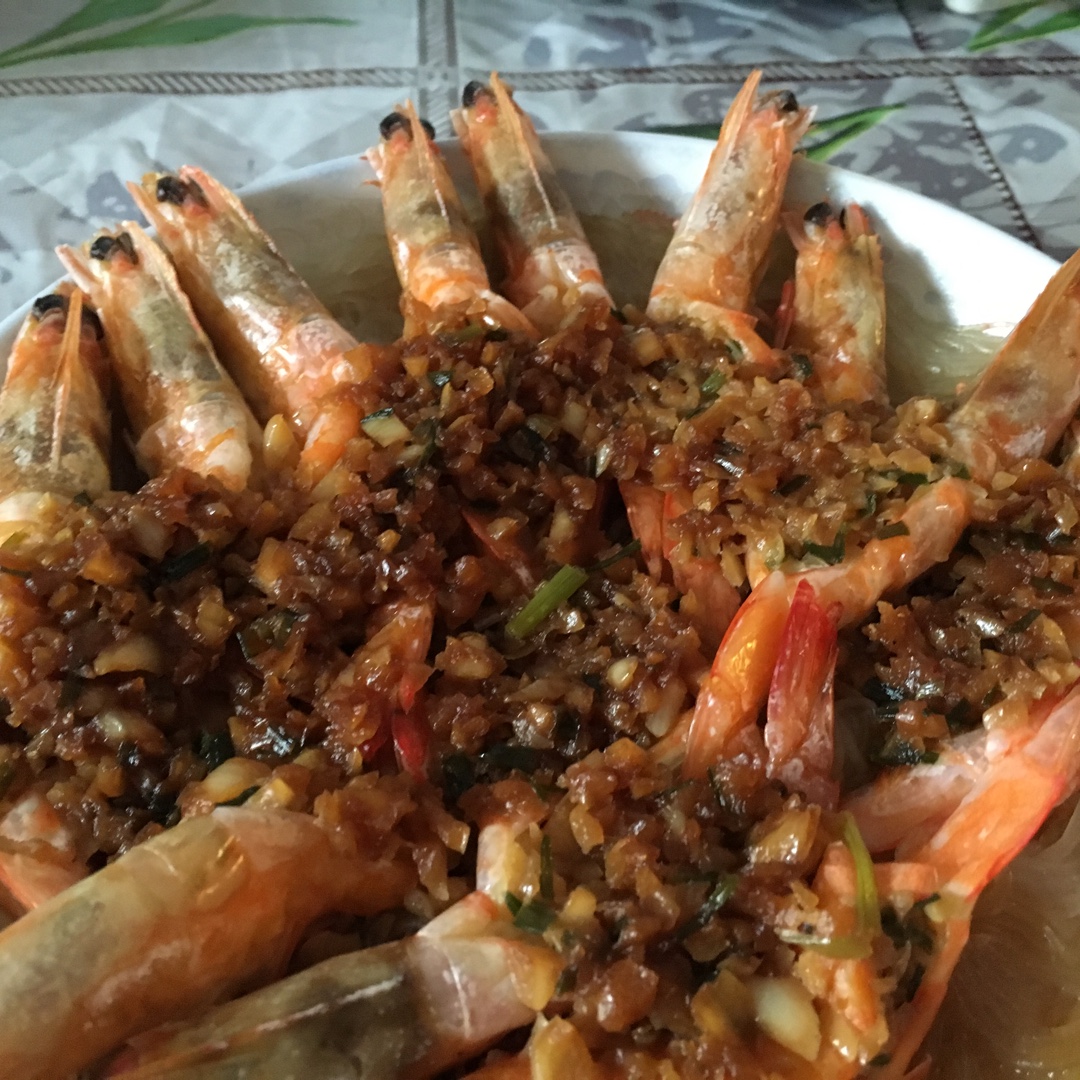 蒜蓉粉丝蒸虾