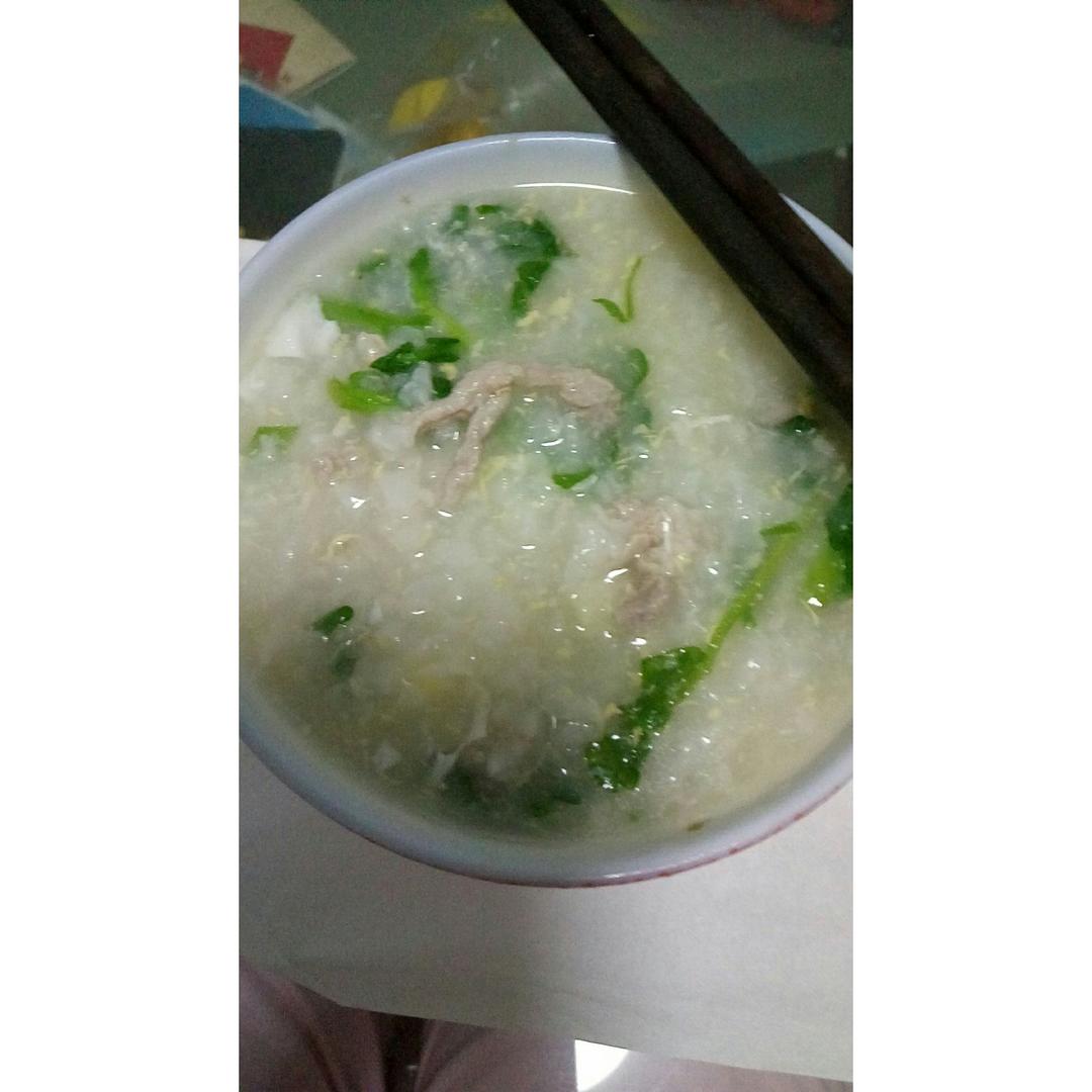 肉末菜粥